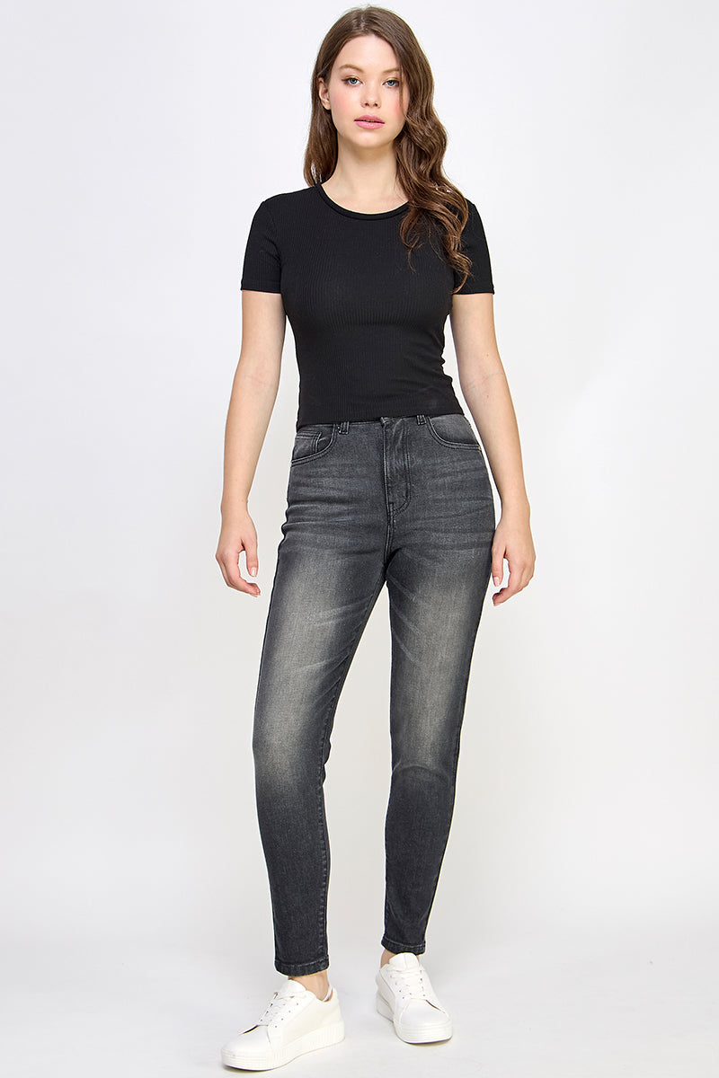 Cavendish Wear Essential Black Denim Jeans front view