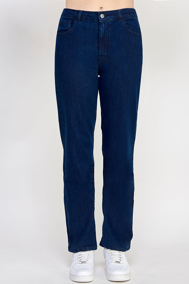 Cavendish Wear Indigo Blue Straight Jeans styled view