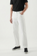 Cavendish Wear Frost White Relaxed Straight Denim front view