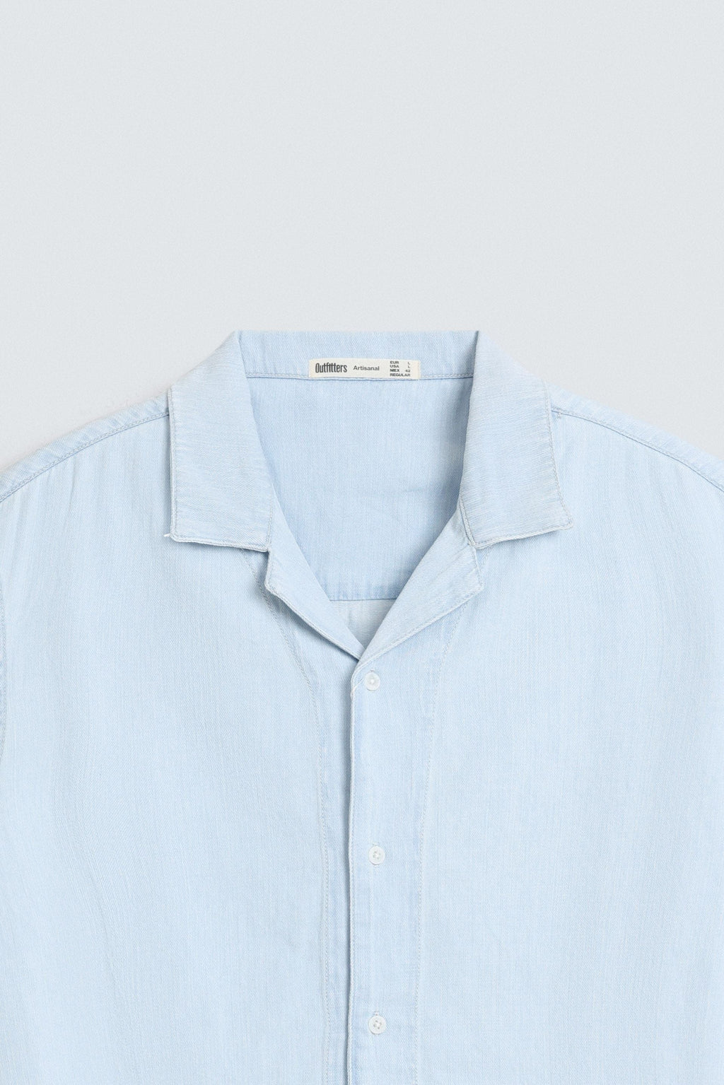 Cavendish Wear Skyway Resort Collar Denim Shirt detail view