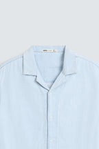 Cavendish Wear Skyway Resort Collar Denim Shirt detail view
