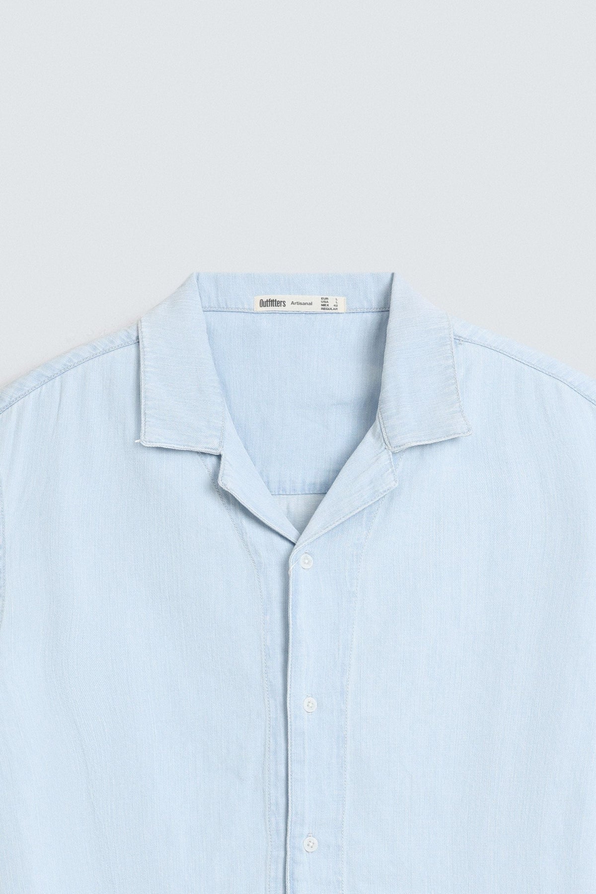 Cavendish Wear Skyway Resort Collar Denim Shirt detail view