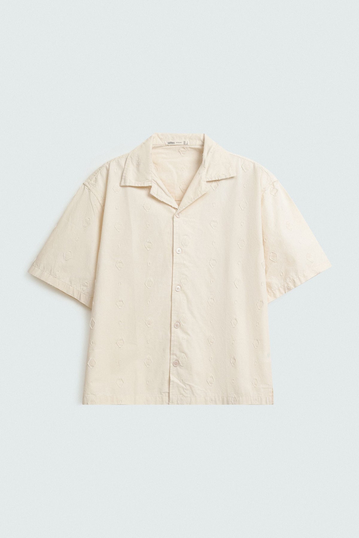 Cavendish Wear Pale Yellow Jacquard Shirt front view