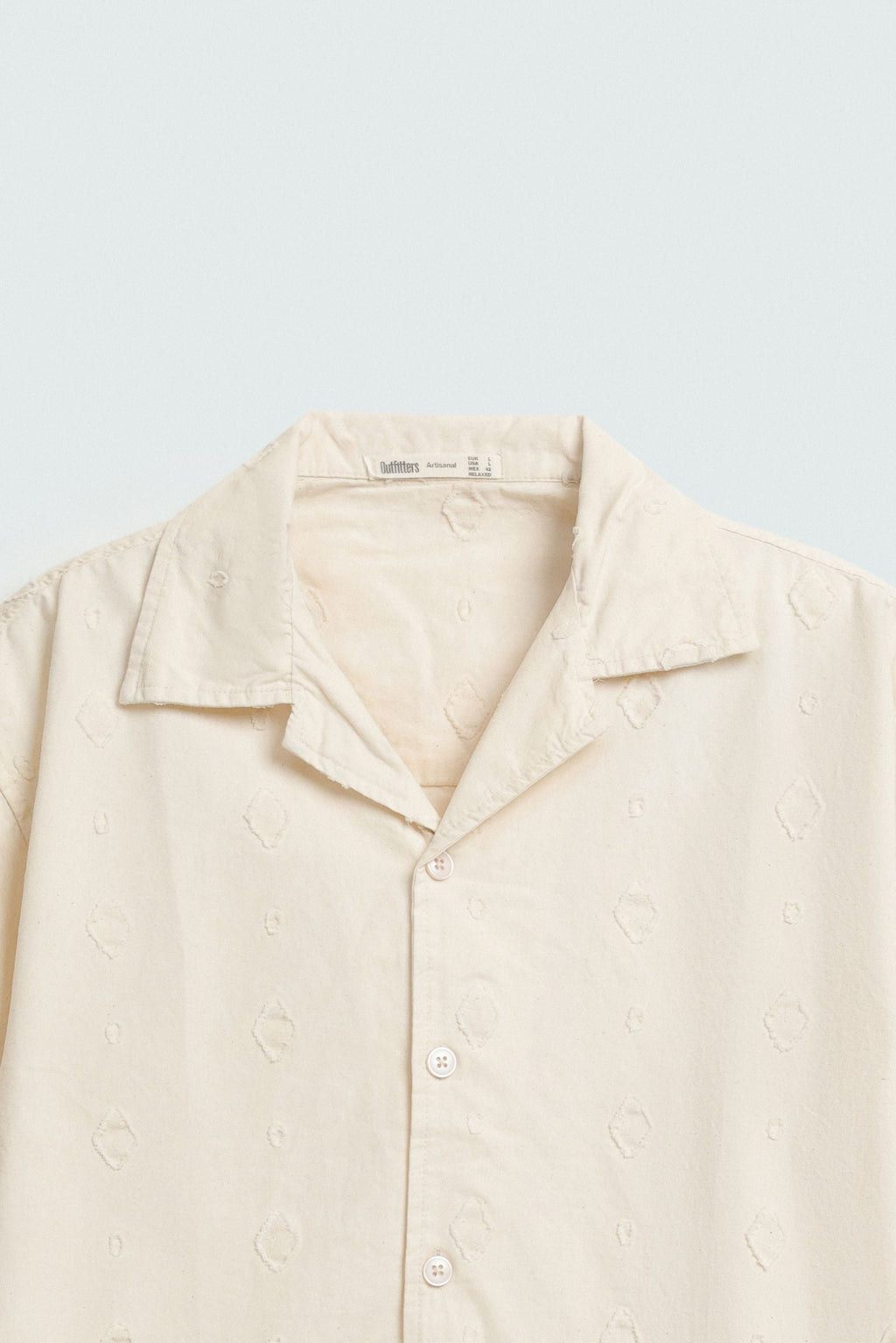 Cavendish Wear Pale Yellow Jacquard Shirt styled view