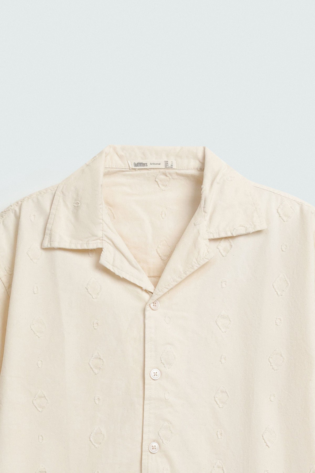 Cavendish Wear Pale Yellow Jacquard Shirt styled view