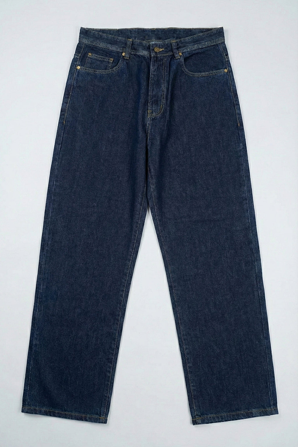 IVAR Midnight Indigo Straight-Fit Denim flat lay