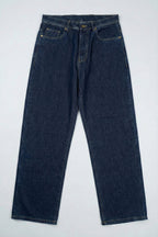 IVAR Midnight Indigo Straight-Fit Denim flat lay