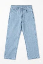 IVAR Skyline Light Blue Straight-Fit Denim flat lay
