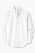 Cavendish Wear Ivory White Linen Shirt front view