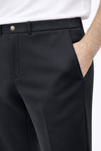 IVAR Shadowcast Charcoal Scuba Korean Pant pocket detail