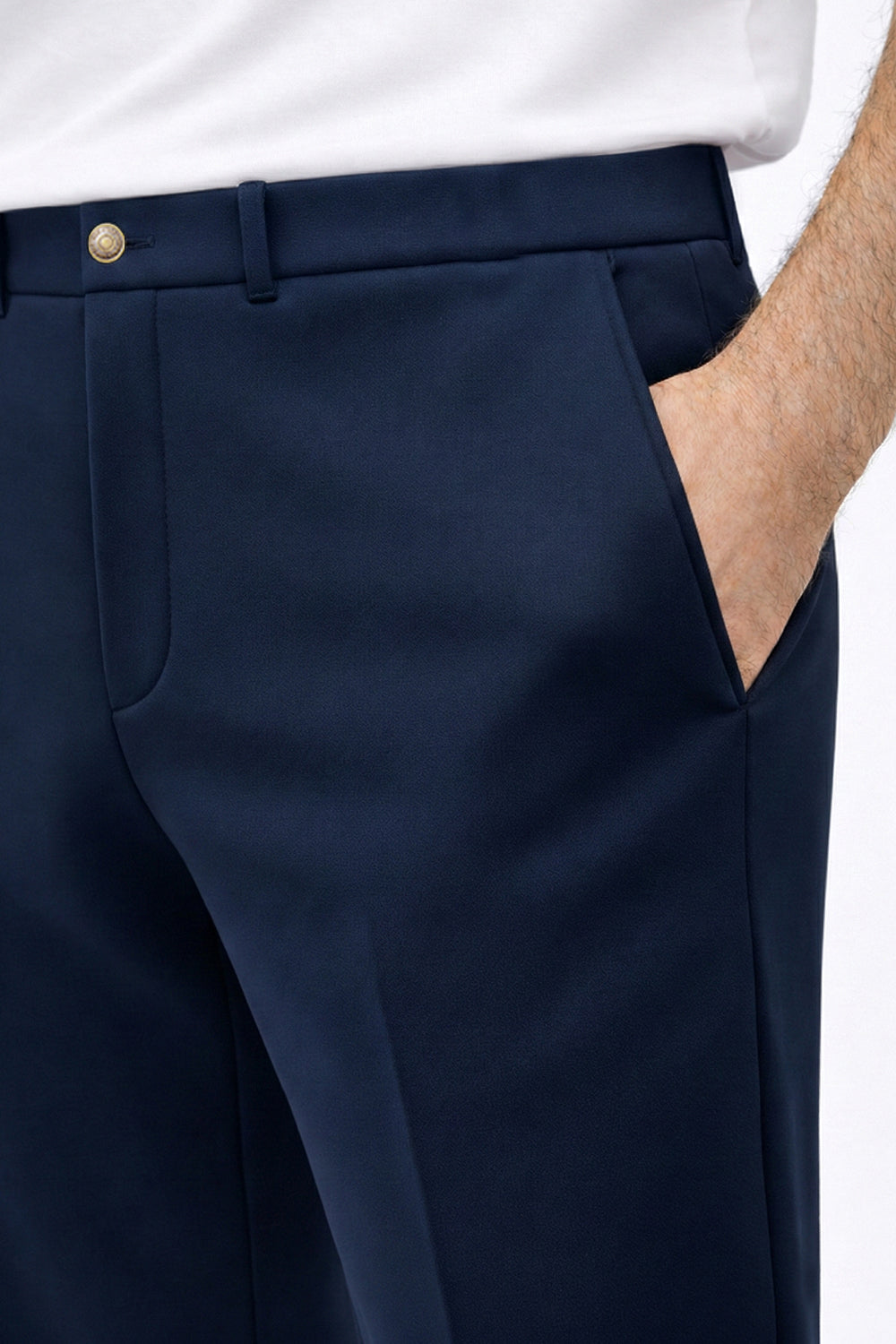 IVAR Nightfall Navy Scuba Korean Pant detail view