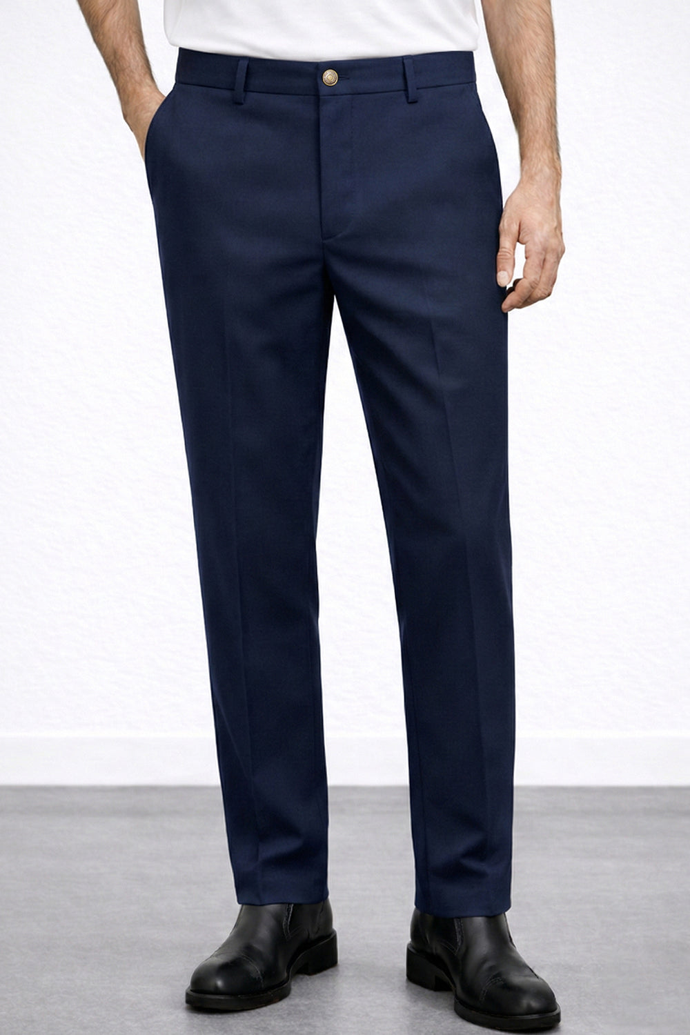 IVAR Nightfall Navy Scuba Korean Pant front view