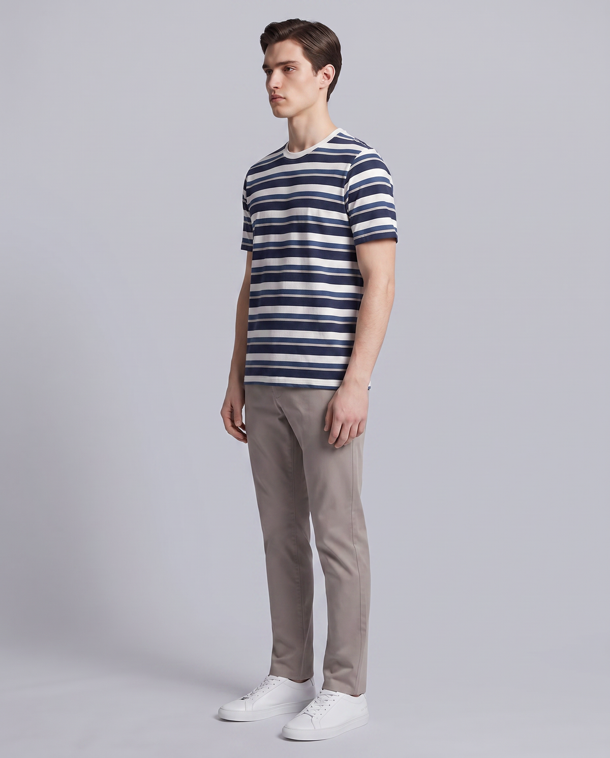 Cavendish Wear Breton Stripe T-Shirt detail view