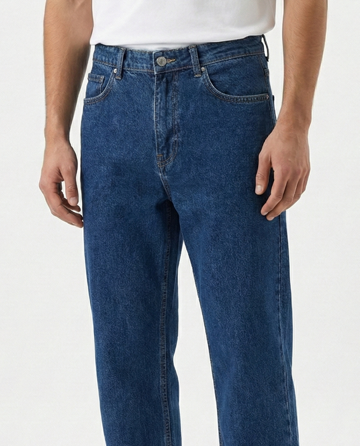 IVAR Midnight Indigo Straight-Fit Denim waist detail