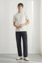 Cavendish Wear White Regular Fit Basic T-Shirt front view