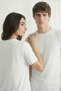 Cavendish Wear White Relaxed Fit T-Shirt front view