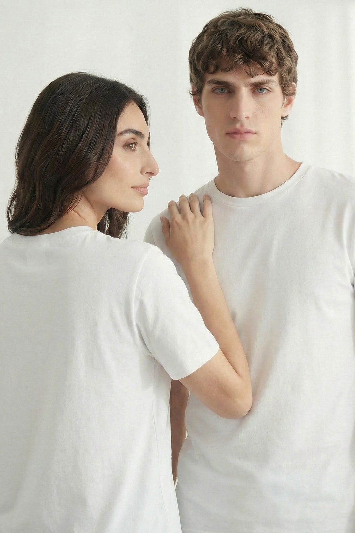 Cavendish Wear White Relaxed Fit T-Shirt front view