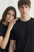 Cavendish Wear Black Relaxed Fit T-Shirt front view